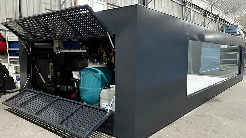 Piscina de Polipropileno ElitePool Sport & Spa 6.5×2.5m con Ventana Panorámica de 4m - Imagen 2