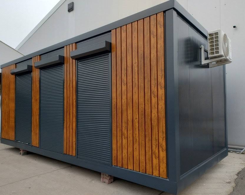 Contenedor de oficina de 21 m² con WC y cocina pequeña. - Imagen 8