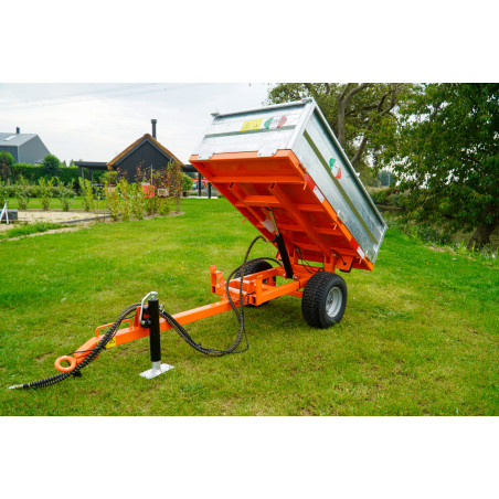 Remolque basculante Boxer HT12 – Hidráulico, 150×90 cm, laterales plegables - Imagen 5