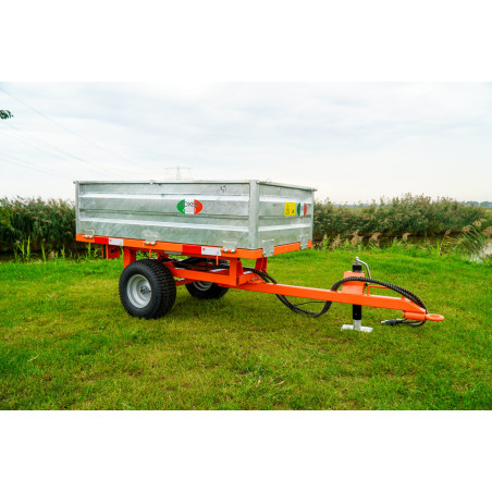 Remolque basculante Boxer HT12 – Hidráulico, 150×90 cm, laterales plegables - Imagen 7