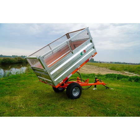 Remolque basculante Boxer HT12 – Hidráulico, 150×90 cm, laterales plegables - Imagen 11