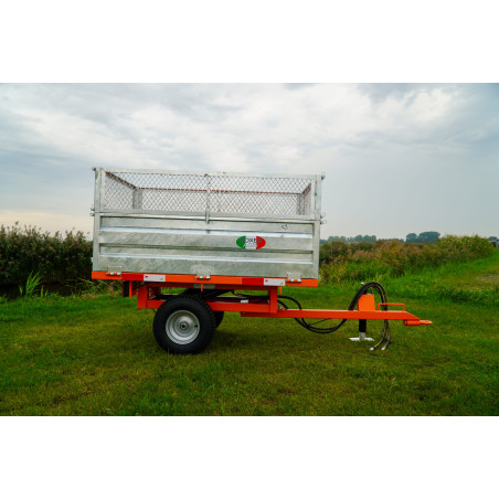 Remolque basculante Boxer HT12 – Hidráulico, 150×90 cm, laterales plegables - Imagen 16