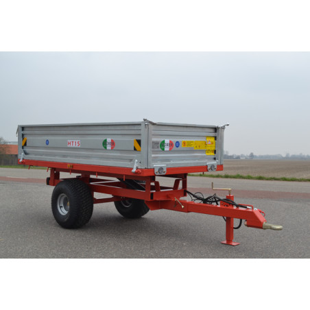 Remolque agrícola basculante para tractor compacto – Modelos HT15, HT25 - Imagen 5