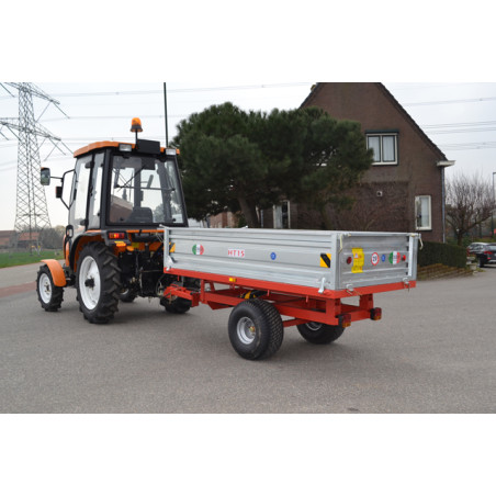 Remolque agrícola basculante para tractor compacto – Modelos HT15, HT25 - Imagen 7